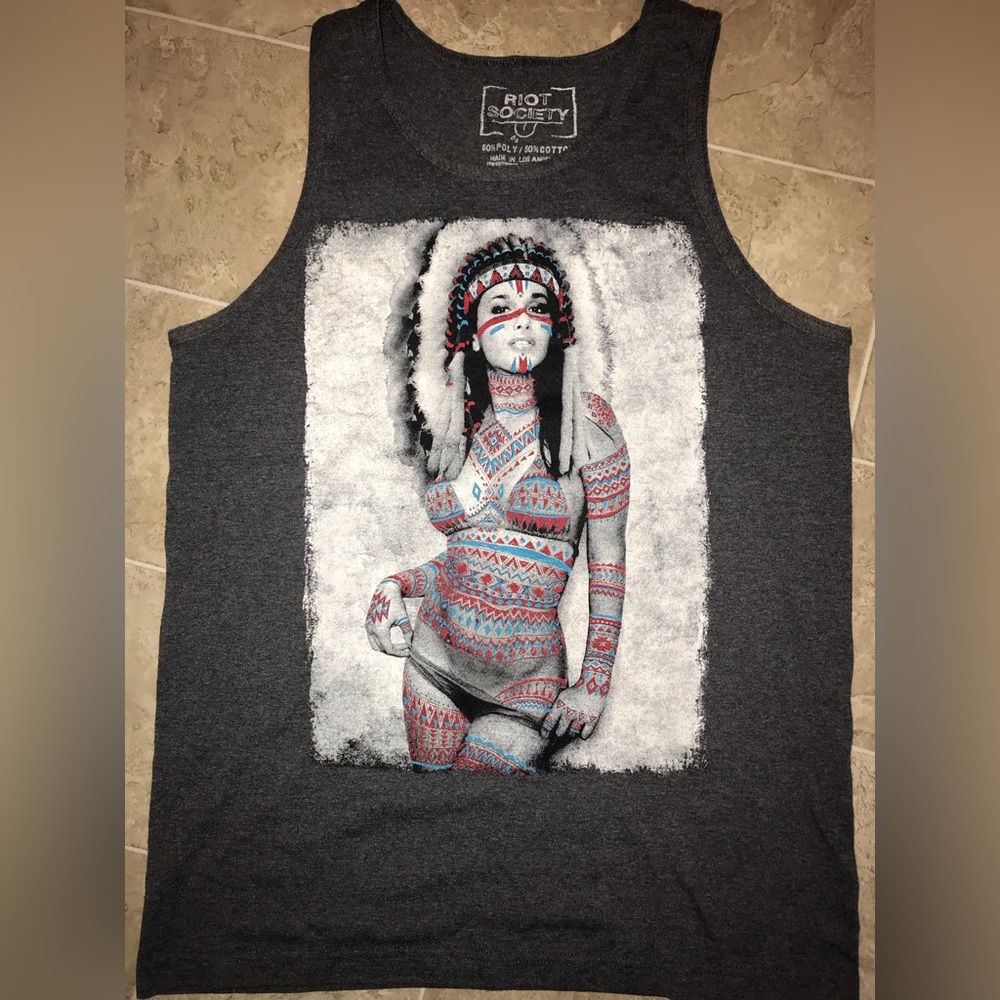 Riot Society Native American Tank Top